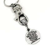 Christian Gift, The Lord Bless You And Keep You Keychain, Christian Blessing, Christian Charm, Scripture Blessing Gift, Bible Verse Gift