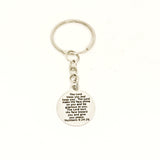Christian Gift, Scripture Blessing, The Lord Bless You And Keep You Keychain, Christian Keychain Gift, Christian Charm, Scripture Gift