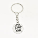 Christian Gift, Scripture Blessing, The Lord Bless You And Keep You Keychain, Christian Keychain Gift, Christian Charm, Scripture Gift