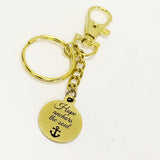 Hope Keychain, Hope Anchors The Soul Keychain, Hope Gift, Encouraging Gift, Keep Hoping, Christian Gift, Gold Keychain, Sympathy Gift