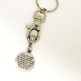 Christian Gift, Christian Keychain, I Am The Light Of The World Keychain, John 8 12 Keychain Gift, Scripture Gift, Christian Quote