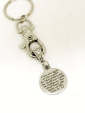 Christian Gift, Christian Keychain, I Am The Light Of The World Keychain, John 8 12 Keychain Gift, Scripture Gift, Christian Quote