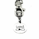 Keychain Gift, Loved Keychain, Wife Gift, Girlfriend Gift, Daughter Gift, Valentines Day Keychain, Love Keychain, Gift For Her, Eternal Love