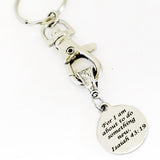 Keychain Gift, For I Am About To Do Something New Keychain, Christian Keychain, Isaiah 43 19 Keychain, Christianity Gifts, Religious Gifts