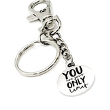 Motivating Gift, You Are Your Only Limit Keychain, Keychain Gift, Daughter Gift, Direct Sales Team Gifts, Encouraging Upline Gifts