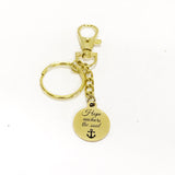 Hope Keychain, Hope Anchors The Soul Keychain, Hope Gift, Encouraging Gift, Keep Hoping, Christian Gift, Gold Keychain, Sympathy Gift