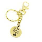 Hope Keychain, Hope Anchors The Soul Keychain, Hope Gift, Encouraging Gift, Keep Hoping, Christian Gift, Gold Keychain, Sympathy Gift