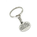 Motivation Keychain, You Will Never Make History In Your Comfort Zone Keychain, Encouraging Keychain, Motivation Gift, Motivaton Quote
