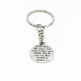 Bible Verse Keychain, Write Down Your Vision Keychain, Scripture Keychain, Bible Verse Charm, Habakkuk 2 2 Bible Verse, Motivational Quote
