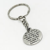 Bible Verse Keychain, Write Down Your Vision Keychain, Scripture Keychain, Bible Verse Charm, Habakkuk 2 2 Bible Verse, Motivational Quote