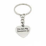 You Are My Sunshine Keychain, Love Gift, Daughter New Car Gift, Girlfriend Gift, Wife Gift, You Are My Sunshine Charm, You Are My Sunshine