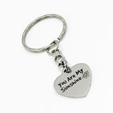You Are My Sunshine Keychain, Love Gift, Daughter New Car Gift, Girlfriend Gift, Wife Gift, You Are My Sunshine Charm, You Are My Sunshine