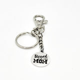 Mom Keychain, Blessed To Be Called Mom Keychain, Clip On Keychain, Gift For Mom, New Mom Gift, Purse Charm Keychain, Bag Charm