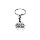 Christian Gift, God Will Do A New Thing Keychain, Isaiah 43 19, Christian Keychain, Christian Scripture Gift, Keychain Gift, New Beginnings