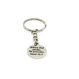 Scripture Keychain, Where God Guides He Provides Keychain, Isaiah 58 11 Keychain, Scripture Charm, Scripture Verse, Bible Verse Quote