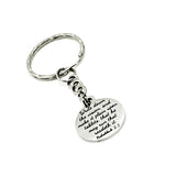 Bible Verse Keychain, Write Down Your Vision Keychain, Scripture Keychain, Bible Verse Charm, Habakkuk 2 2 Bible Verse, Motivational Quote