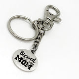 Mom Keychain, Blessed To Be Called Mom Keychain, Clip On Keychain, Gift For Mom, New Mom Gift, Purse Charm Keychain, Bag Charm