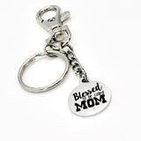 Mom Keychain, Blessed To Be Called Mom Keychain, Clip On Keychain, Gift For Mom, New Mom Gift, Purse Charm Keychain, Bag Charm