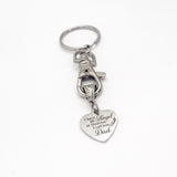 Dad Keychain, I Have An Angel In Heaven I Call Him Dad Keychain, Keychain Gift, Dad Memorial, Memorial Gift, Remembering Dad