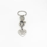 Dad Keychain, I Have An Angel In Heaven I Call Him Dad Keychain, Keychain Gift, Dad Memorial, Memorial Gift, Remembering Dad