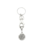 Christian Gift, Abide In Me Keychain, John 15 7 Keychain, Christian Keychain, Scripture Gift, Christian Charm, Religious Gift