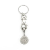 Christian Gift, Abide In Me Keychain, John 15 7 Keychain, Christian Keychain, Scripture Gift, Christian Charm, Religious Gift