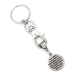 Christian Gift, Abide In Me Keychain, John 15 7 Keychain, Christian Keychain, Scripture Gift, Christian Charm, Religious Gift