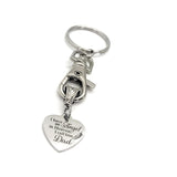 Dad Keychain, I Have An Angel In Heaven I Call Him Dad Keychain, Keychain Gift, Dad Memorial, Memorial Gift, Remembering Dad
