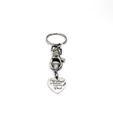 Dad Keychain, I Have An Angel In Heaven I Call Him Dad Keychain, Keychain Gift, Dad Memorial, Memorial Gift, Remembering Dad