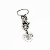 Dad Keychain, I Have An Angel In Heaven I Call Him Dad Keychain, Keychain Gift, Dad Memorial, Memorial Gift, Remembering Dad
