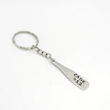 Softball Bat Keychain, Personalized Gift, Hand Stamped Keychain, Softball Player Gift, Softball Mom Gift, Student Athlete Gift