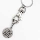 One Day You Will Look Back And See That All Along You Were Blooming Keychain, Motivational Gift, Encouraging Gift, Daughter Gift