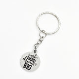 Keychain Gift, Work Hard Dream Big Keychain, Encouragement Gift, Motivational Gift, Make It Happen, Daughter Gift, Direct Sales Team Gifts