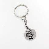 Keychain Gift, Work Hard Dream Big Keychain, Encouragement Gift, Motivational Gift, Make It Happen, Daughter Gift, Direct Sales Team Gifts