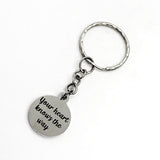 Keychain Gift, Your Heart Knows The Way  Keychain, Encouragement Gift, Motivational Gift, Make It Happen, Daughter Gift