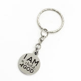 I Am A Child Of God Keychain, Christian Keychain, Christian Gift, Baptism Gift,  I am a Child of God Charm, Charm Keychain