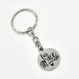 Keychain Gift, His Grace Is Enough Keychain, God’s Grace Charm Keychain, Christian Keychain, Christian Gift, Religious Keychain Gift