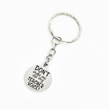 Keychain Gift, Don’t Make Me Use My Teacher Voice Keychain, Teacher Gift,  Teacher Keychain, Teacher Christmas Gift, New Teacher Gift