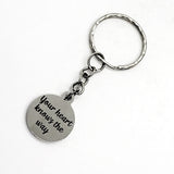 Keychain Gift, Your Heart Knows The Way  Keychain, Encouragement Gift, Motivational Gift, Make It Happen, Daughter Gift