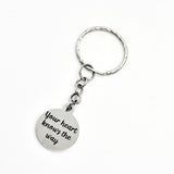 Keychain Gift, Your Heart Knows The Way  Keychain, Encouragement Gift, Motivational Gift, Make It Happen, Daughter Gift