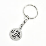 Keychain Gift, Dare Dream Do Keychain, Encouragement Gift, Motivational Gift, Make It Happen, Son Gift, Encouraging Quote, Motivating Gift