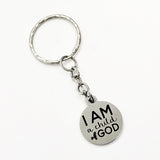 I Am A Child Of God Keychain, Christian Keychain, Christian Gift, Baptism Gift,  I am a Child of God Charm, Charm Keychain