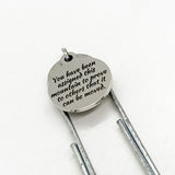 Faith Gift, You Have Been Assigned This Mountain Bookmark, Christian Gift, Faith Bookmark, Christian Bookmark, Charm Bookmark