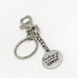 Teacher Gift, Teaching Is A Work Of Heart Keychain, Clip On Keychain, Charm Keychain, New Teacher Gift, End Of School Gift, Back To School