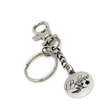 Believe Keychain, Christmas Gift, Always Believe, Faith Gift, Faith Charm, Clip On Keychain, Faith Keychain