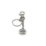 Scripture Gift, The Lord Is My Shepherd I Shall Not Want Keychain, Psalm 23 1 Charm, Scripture Charm, Scripture Quote, Bible Verse Gifts