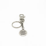 Motivation Gift, Don’t Wait For The Perfect Moment, Take The Moment And Make It Perfect Keychain, Encouragement Gift, Motivational Quote