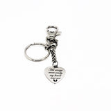 Memorial Gift, His Wings Were Ready, My Heart Was Not Keychain, Husband Memorial, Dad Memorial, Brother Memorial, Remembering Him, Son Loss