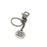 Scripture Gift, Whatever Is Lovely Think On These Things, Philippians 4 8 Charm, Scripture Keychain, Bible Verse Gift, Bible Verse Keychain