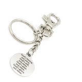Faith Gift, God’s Timing, God’s Will, God’s Plan, God’s Glory Keychain, Keychain Gift, Christian Gift, Scripture Charm Keychain